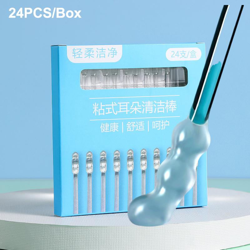 

1/3/5 Boxes Sticky Ear Digger Ear Digging Tool Ear Wax Cleaning Special Not Hurt Ear Digging Spoon Ear Digging Cotton Swabs