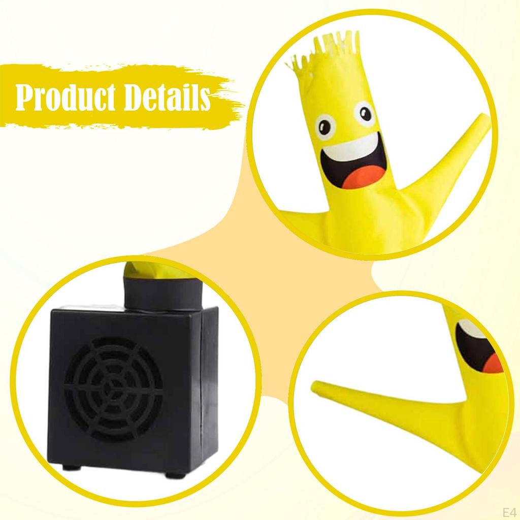 Man Dancing Inflatable Tube Figure USB Air Blower PP Material Tabletop Guy Suitable for Desk