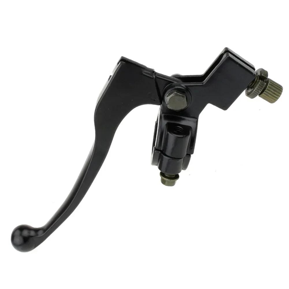 Motorcycle Black Left Brake Clutch Lever Brake Lever Perch 7/8" for ATV Motorcycle Handlebar Aluminum Alloy