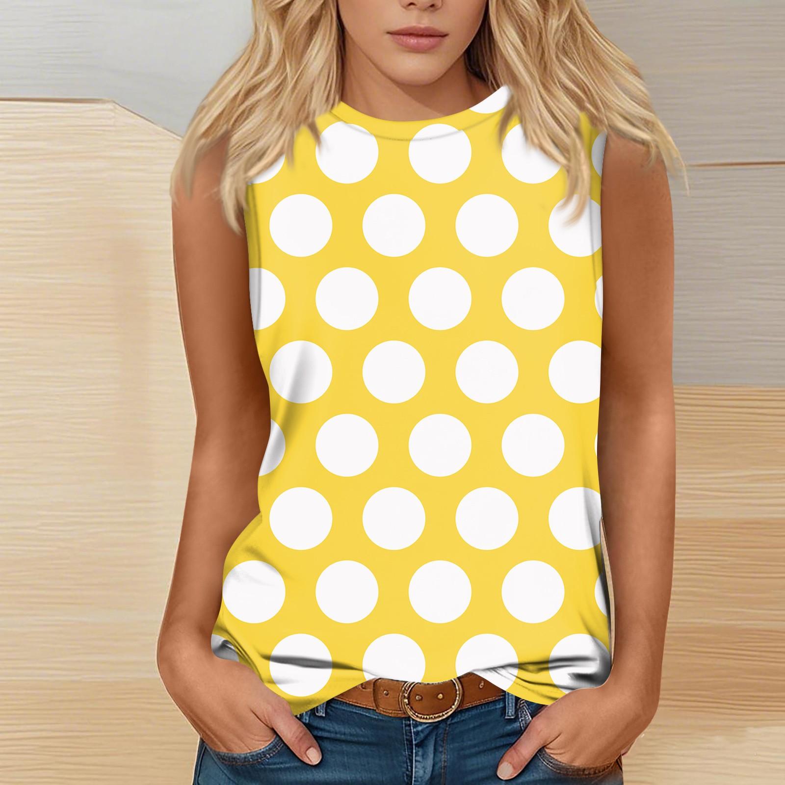 

Женская мода повседневная пасхальная футболка с круглым вырезом без рукавов L