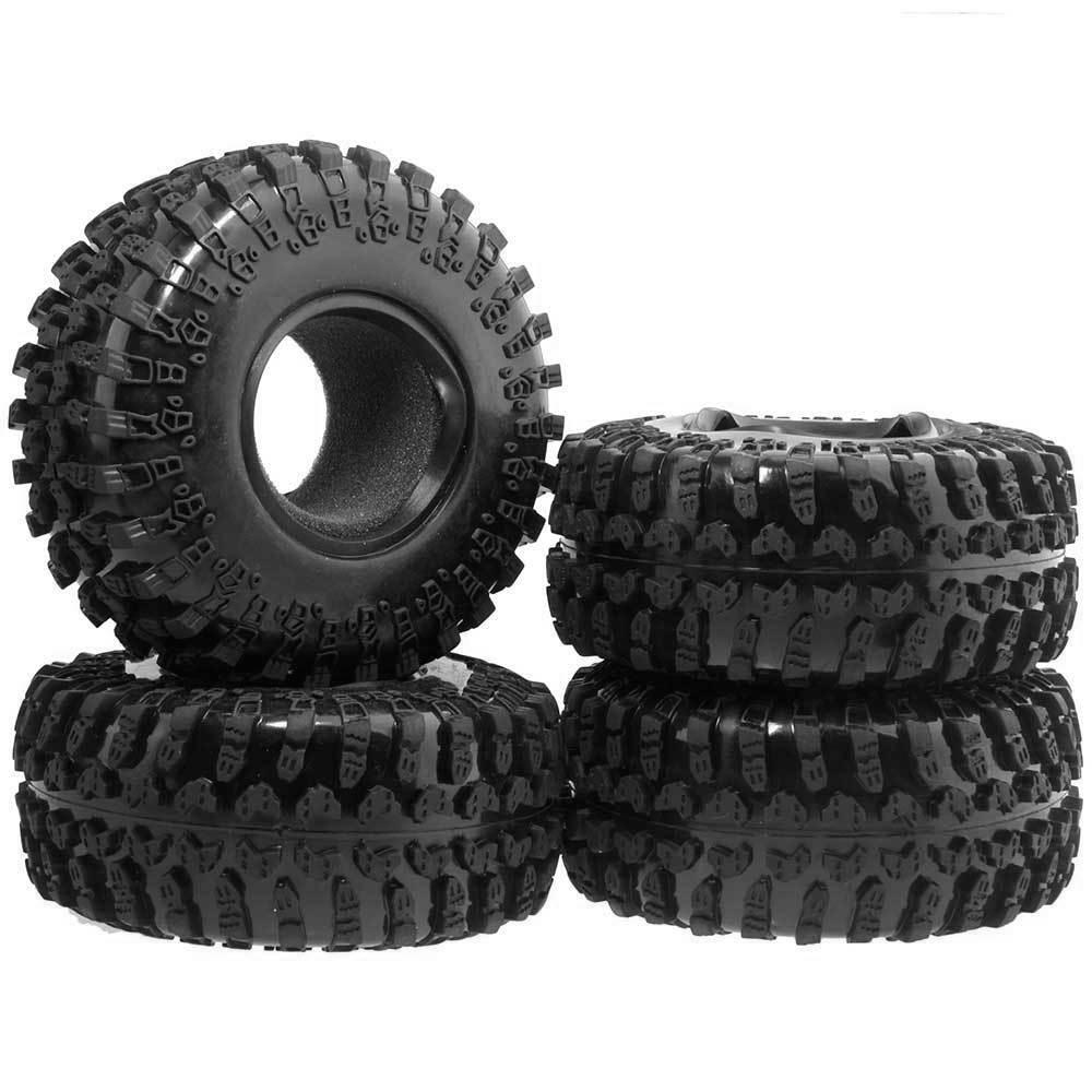 Robust 2.2' Climbing Pit Bull Tires Wheels T3021 4p For Rc 1/10 D90 Scx10 Rock Crawler