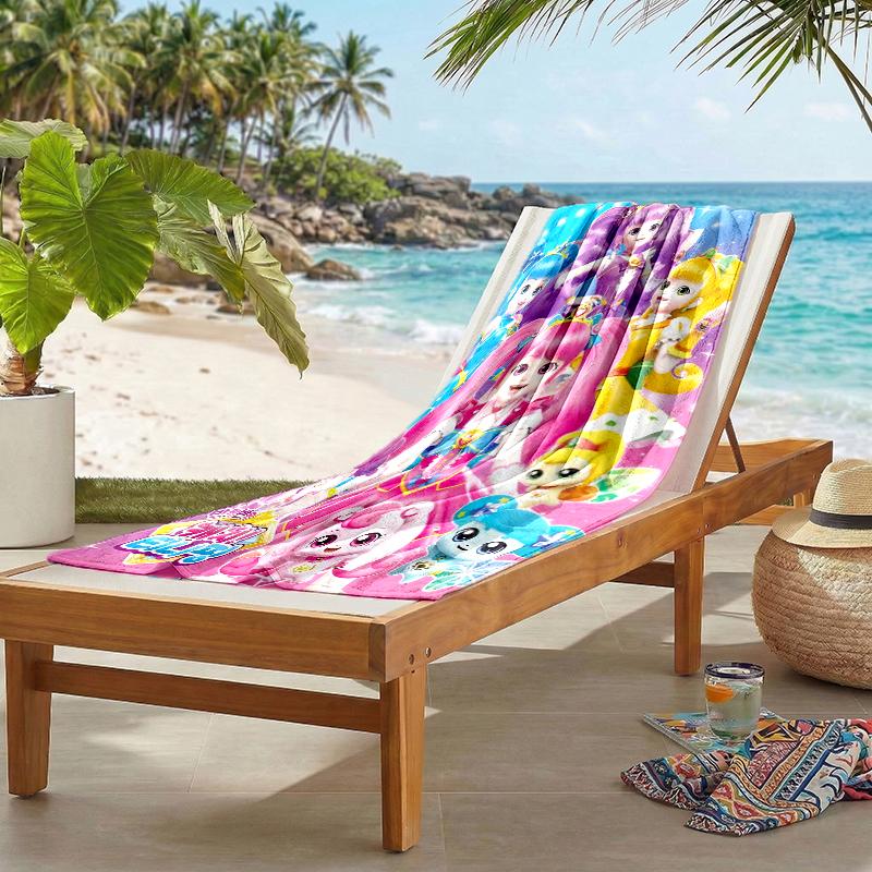 Magic Sweety Fashion Beach Towel: Ideal for Summer Adventures Soft, Absorbent and Quick Drying Suitable for Swimming and Bathing