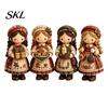 Mindful Craft Kit Patchwork Girl DIY Kit, 3D Doll Sewing Set with Pre-Cut Instructions Fabric Thread Needles, Cute for Home Decor Handmade Gift Stress
