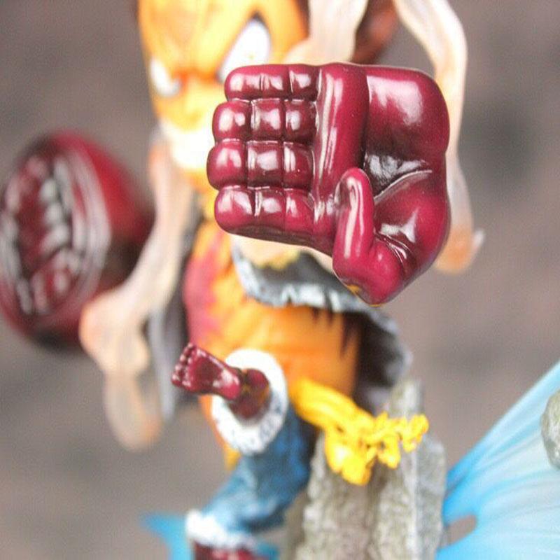 Anime One Piece Figures Fourth Gear Ape King Luffy Figure Model Scene PVC Desktop Toy Model Ornaments Gift