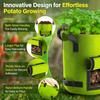 5/10Gallon Potato Seedling Felt Grow Buckets Plant Bags Gardening Flowers Bags Horticulture Planting Containers Garden Tools
