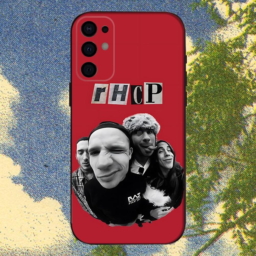 R-Red Hot C-Chili Peppers Band Phone Case For Samsung S25,S24,S21,S22,S23,S30,Ultra,S20,Plus,Fe,Lite,Note,10,9,5G Black Cover