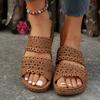 Comfortable Women's Wedge Heeled Sandals Casual Open Toe Summer Shoes Hollow Out Design