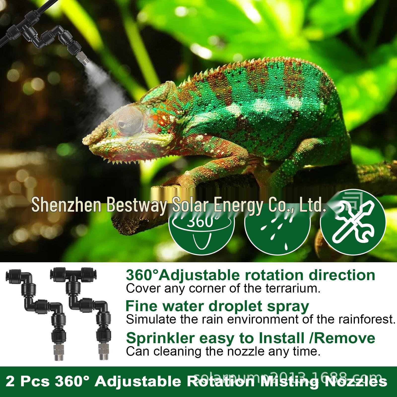 

Rainforest Atomizer Spray System for Reptiles - Low Noise IC501S чёрный