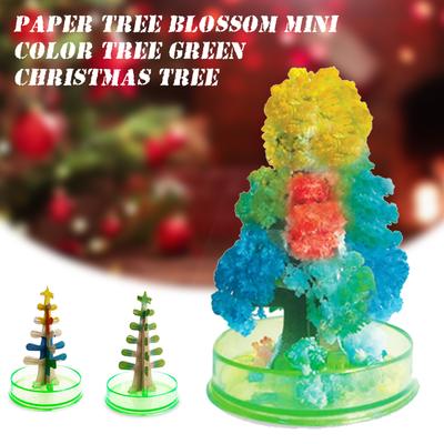 Mini Crystallized Christmas Tree Interesting Romantic Growing Blossoming Christmas Tree 2024 Kids Children Funny Gifts Handmade
