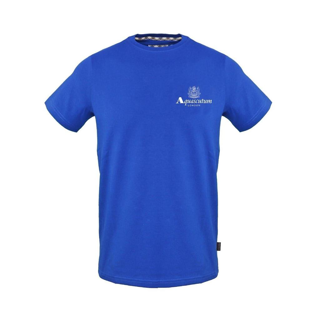 Aquascutum Mens Logo Crew Neck Regular T-Shirt