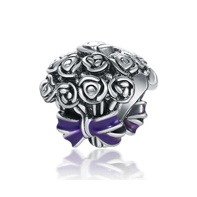 1Pcs Neue Lila Nette Gläser Lippenstift Anhänger Geeignet für Original Mode Armband Halskette Zubehör Frauen DIY Schmuck Machen