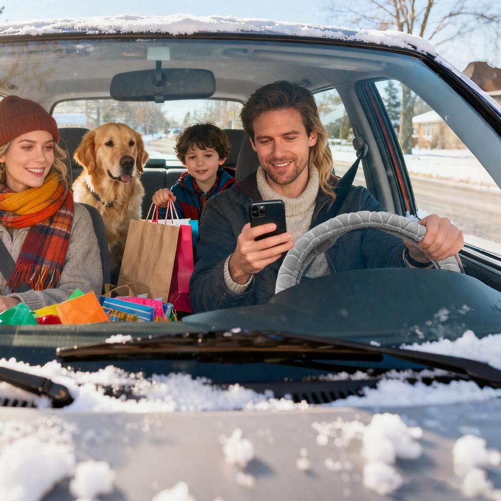 Car Wheel Warmer Anti-Slip Warm Vehicle Interior Accessory Vehicle Hand Warmer Steering Wheel Protector For SUV Sedan Automotive