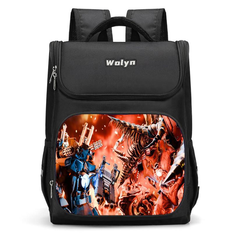 Spacious Oxford Cloth School Backpack 2024 Trendy Design For Kids And Preschoolers