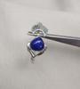 Lapis Lazuli Ring 925 Sterling Silver Moon Star Adjustable Ring Blue Gemstone Handmade Jewelry