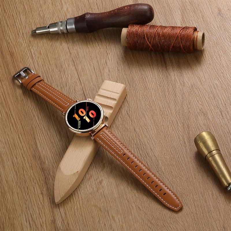 18/22mm Leather Watch Strap For Huawei Watch GT6 46mm Bands Soft Leather Wristband Bracelet For Huawei Watch GT5 4 3 GT5 GT6 Pro