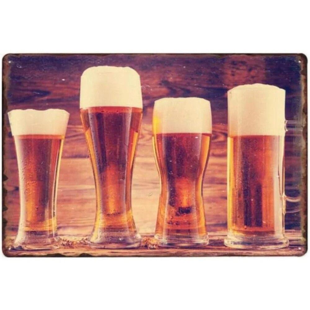 

Винтажная чашка для пива Miller High Life, металлическая жестяная вывеска, плакаты, тарелка, Настенный декор для дома, бара, гаража, кафе, клуба, ретро постеры, доска 20x30cm