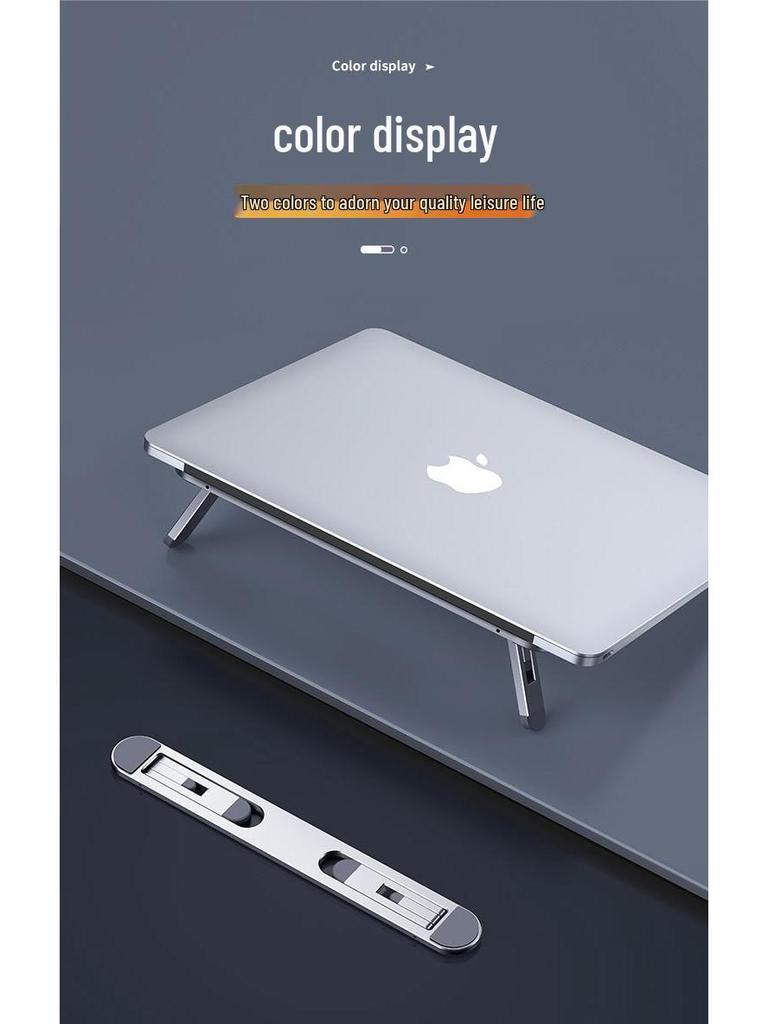 Aluminum Alloy Laptop Stand & Heat Dissipation Bracket for Apple MacBook