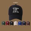Fashion Embroidery K Letter Baseball Caps Adjustable Casual Sun Visors Hat Soft Cotton Dad Hat Sunscreen Peaked Cap