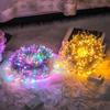 24V Color-Changing LED Starry Sky String Lights for Festive Decor