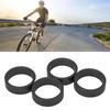 4 Pcs Aluminium Alloy   Headset Pad Bike Handlebar Stem Spacers 28.6x10mmCelsius1.13x0.39in for Mountain Bike Road Bike