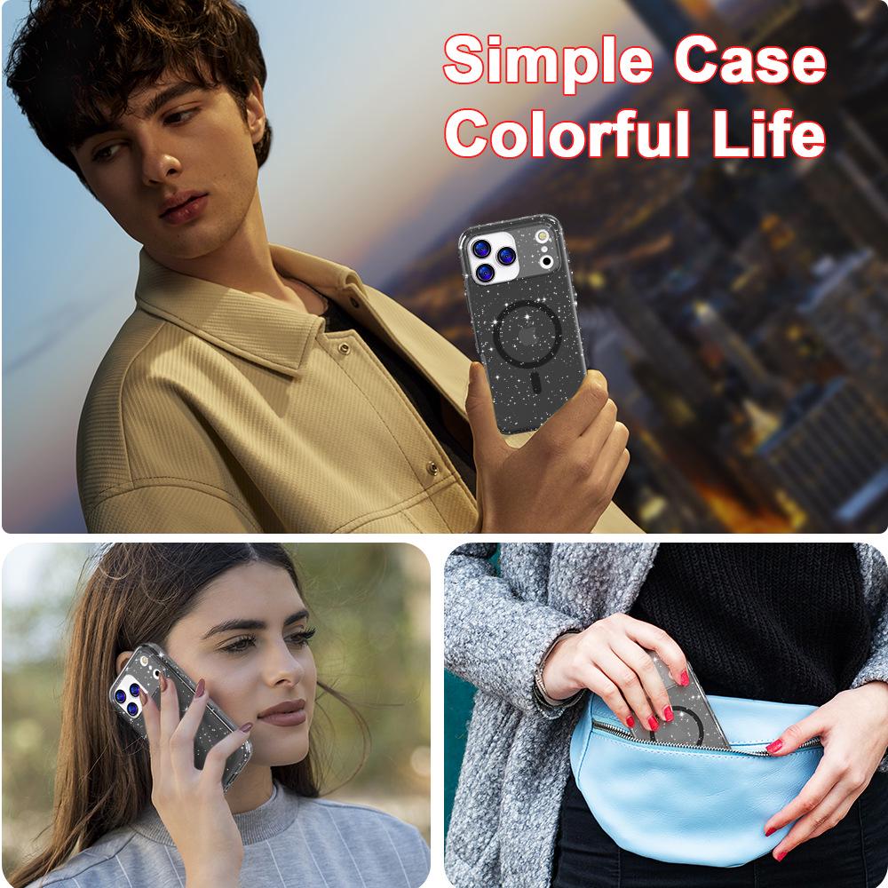 Apple iPhone 17 Pro Max Magnetic Stand Anti-fall Protective Case