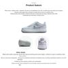 Nike Air Force 1 Low GS Pure Platinum Glacier Blue Metallic Silver HQ3249-043
