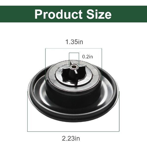 Replacement Valve Diaphragm 3/4" - 1" | 100236 for Irritrol 2400, 2600,2700DPR - 2 Pack