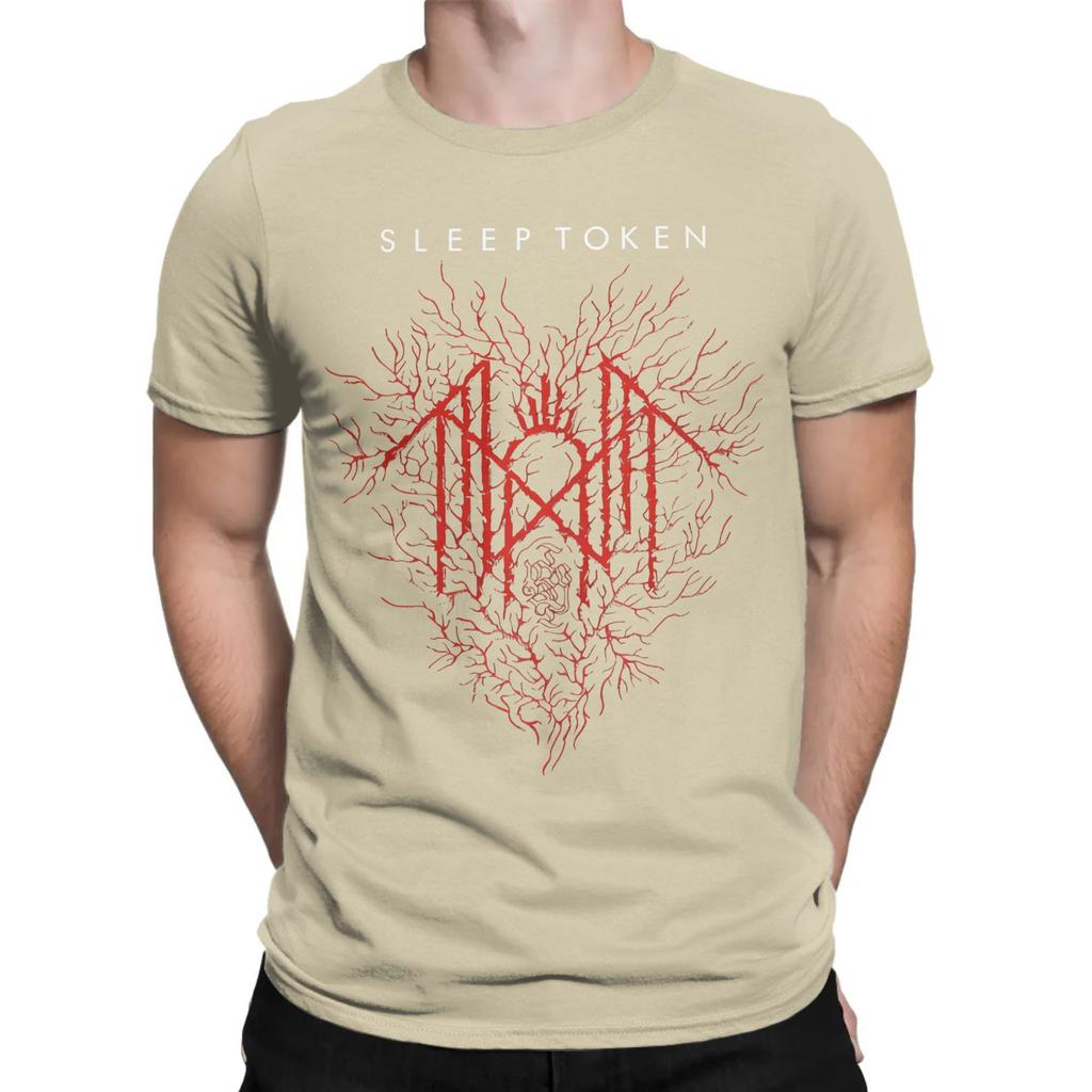 Sleeps Tokens Metal Zubehör Herren Damen T-Shirts 100% Baumwolle T-Shirt Grafikdruck T-Shirt Kleidung