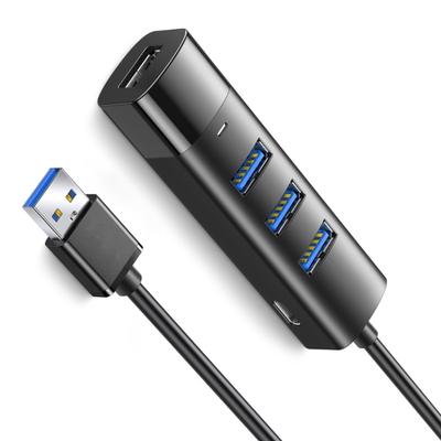 USB C/USB Extension Cable Long USB Cable USB C Splitter 4 Port USB3.0 Adapter USB Adapter for Camera Phone PC Keyboards