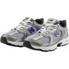 New Balance Fabric MR530 Y2K Comfortable Shock Absorbing Durable Low Top Running Shoes Kids sneaker White Silver PZ530ADE
