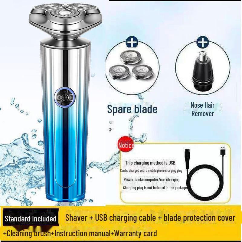 Rechargeable Multifunctional Waterproof Electric Beard Shaver