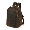 Crazy Horse Leather 14-Inch Retro Men's Backpack Laptop Bag