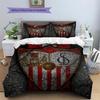 Sevilla FC Patrón Juego de Ropa de Cama Colcha Decoración del Hogar Regalo (1 funda nórdica + 2 fundas de almohada sin relleno.)
