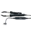Black Hair Extension Iron, Adjustable Temperature, Quick Heat Glue, Pliers Clips Tools, EU/US Plug