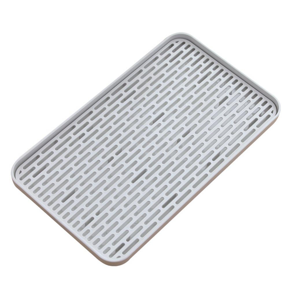 Double Layered Drainage Tea Tray Water Storage Rectangular Tea Tray Tea Serving Tray  For Kitchen