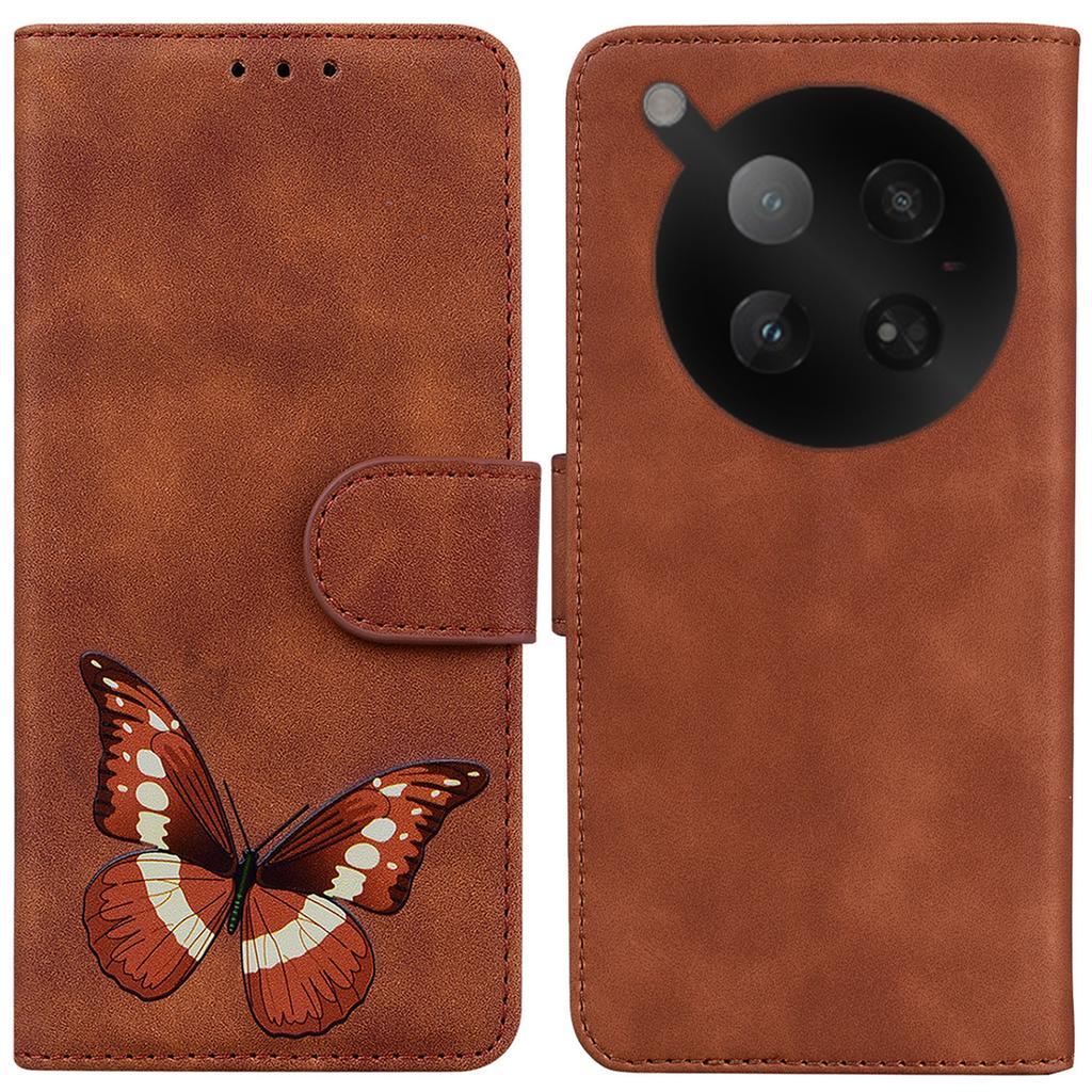 For Infinix Zero 40 4G Stand Case PU Leather Phone Cover Butterfly Printed