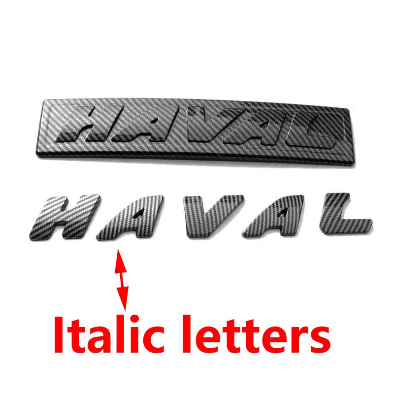 Per Haval H6 GT logo Auto Rete Anteriore Emblemi Logo Nero Per GWM Great Wall Generazione Haval H6 GT