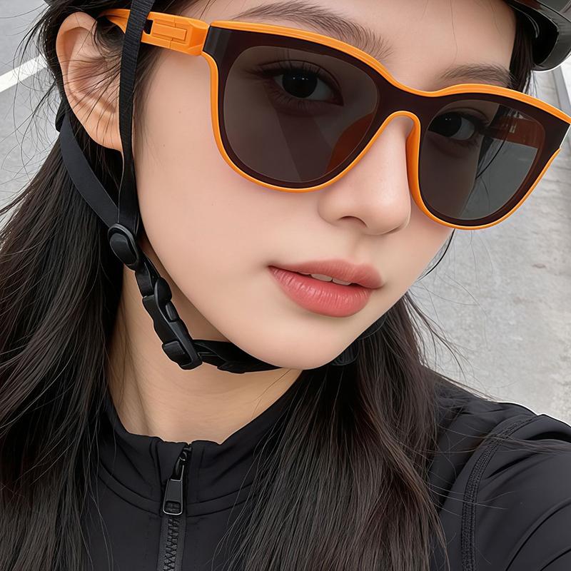 Square Fashion Sunglasses Men Women Outdoor Driving Bicycle Road Windproof Goggles Hiking Camping Travelling Classic Shades