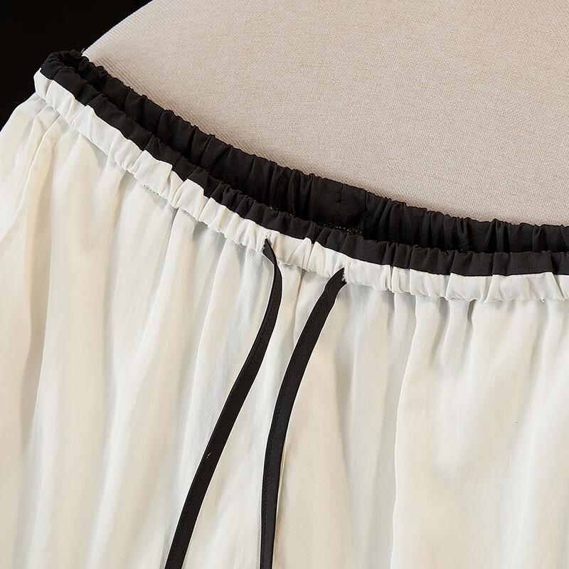 Tachi Women's Sporty Wide-Leg Drawstring High-Waist Pants