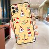 Nautical Seagull Pattern Phone Case For iPhone 17 Air 16 14 13 11 15 Pro Max mini 15 16 Plus 16e Protective Cover
