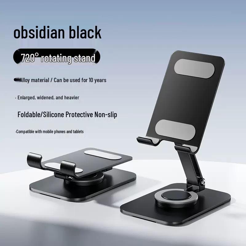 Rotatable Metal Macaron Phone & Tablet Stand - Foldable & Portable
