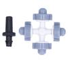 50Set Plastic Irrigation Nozzle Lightweight Hanging Sprinkler Durable Garden Supplies  Bush Cooling