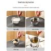 Compact Stainless Steel Hot Oil Splash Pot for Kitchen with Special Spoon