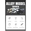 1/24 Scale Toyota Coaster Medium Business Minibus Alloy Diecast Model Car Collecting Hobbies Decorative Trendy Ornaments Birthday Gift