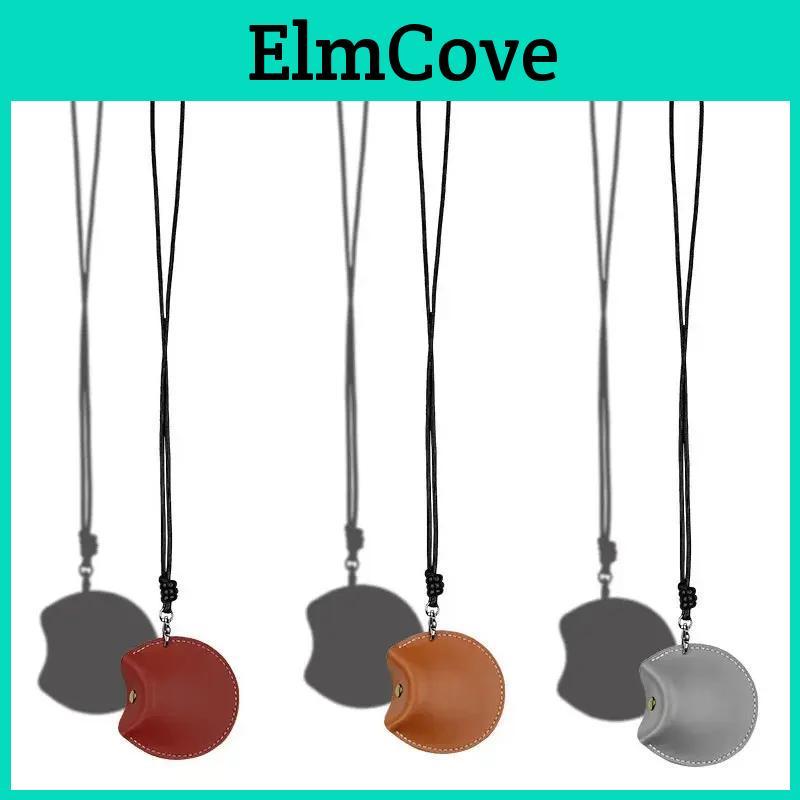 Durable Neck Headphone Hanging Pouch Storage Bag For Outdoor Hunting Biking Small Leather Bag Handy Small Object Storage Bbag