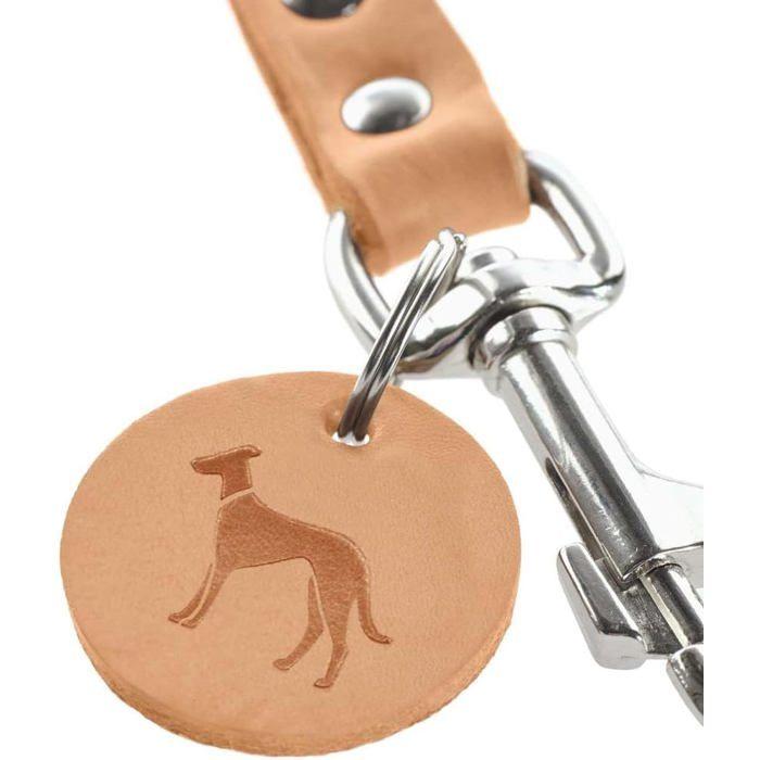 Laisse d'entraînement - HUNTER - 20/200 - Cuir de vachette souple - 200 x 20 mm - 3 réglages polyvalents