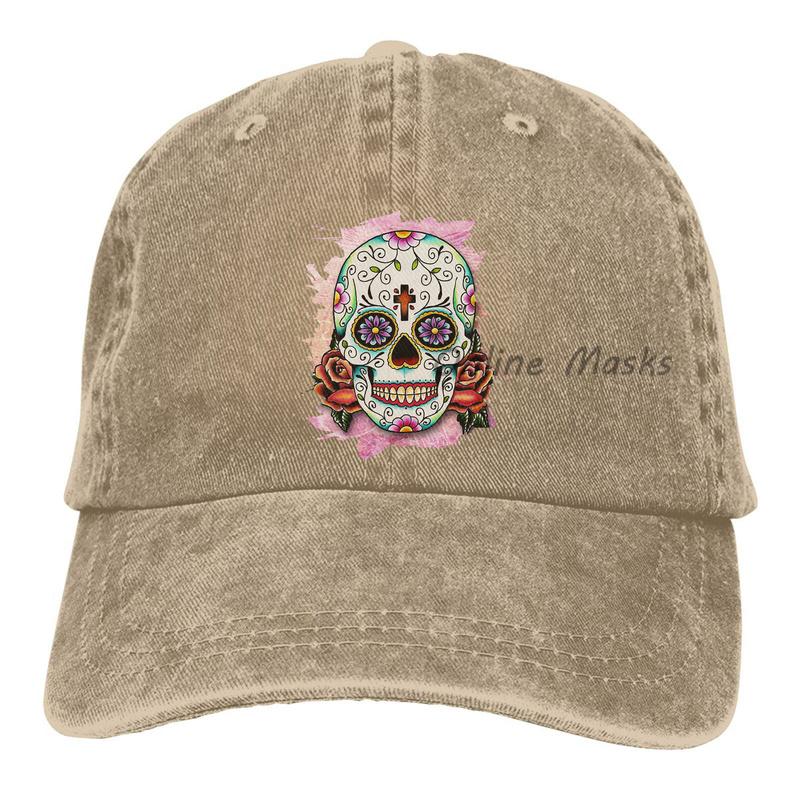 Mexico Soccer The Baseball Cap Day of The Dead Hats Sport Unisex Outdoor Custom Mexican Sugar Skull Funny Hats