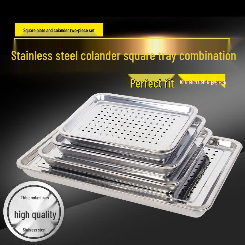 

NHZHIW Stainless Steel Drainage Tea Tray