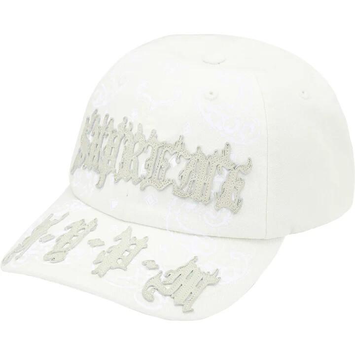 Supreme Leather Applique 6-Panel Natural One-Size