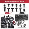 240 Pcs Car Bumper Retainer Clips Plastic Rivets Fasteners Push Retainer Kit - 12 Most Popular Sizes Auto Push Pin Rivets Set -Door Trim Panel Fender